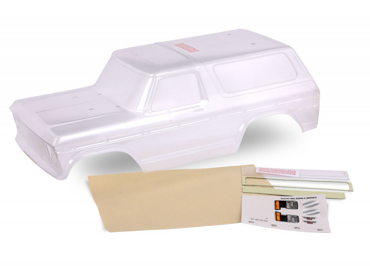 Traxxas Kaross Ford Bronco ´79 Omålad Komplett