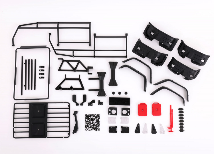 Traxxas Kaross Land Rover Defender Komplett Omålad