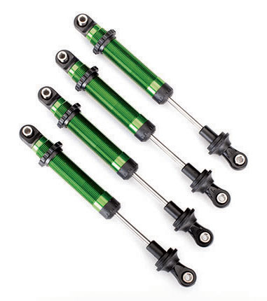 Traxxas Stötdämpare GTS Grön (4) (till Höjningssats #8140R) TRX-4