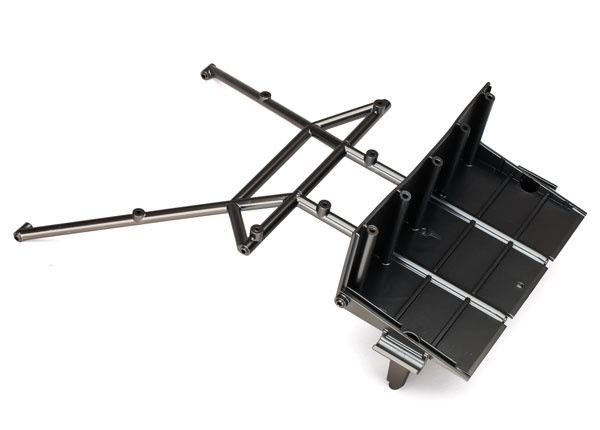 Traxxas Rörchassi Mittsektion Bak Svart krom