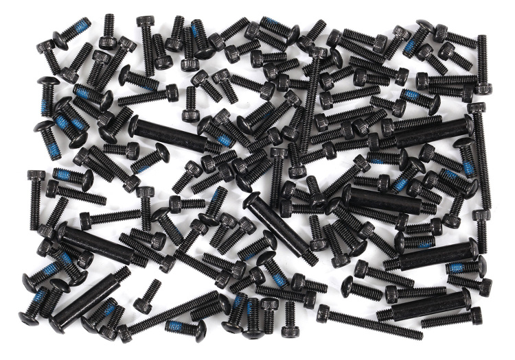 Traxxas Skruvset Svart Rostfritt TRX-4 TRAXX