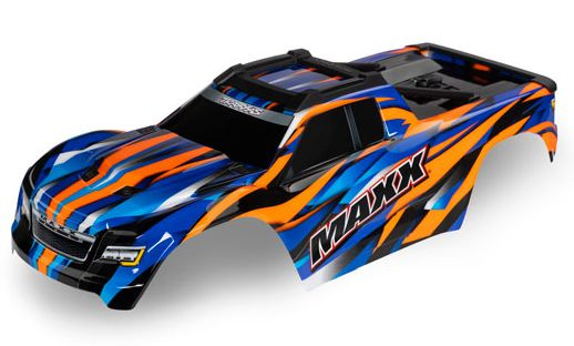 Traxxas Kaross Maxx (Lång Hjulbas) Orange