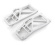 Traxxas Bärarm Nedre F/B Vit (Par) Maxx Traxxas Bärarm Nedre F/B Vit (Par) Maxx