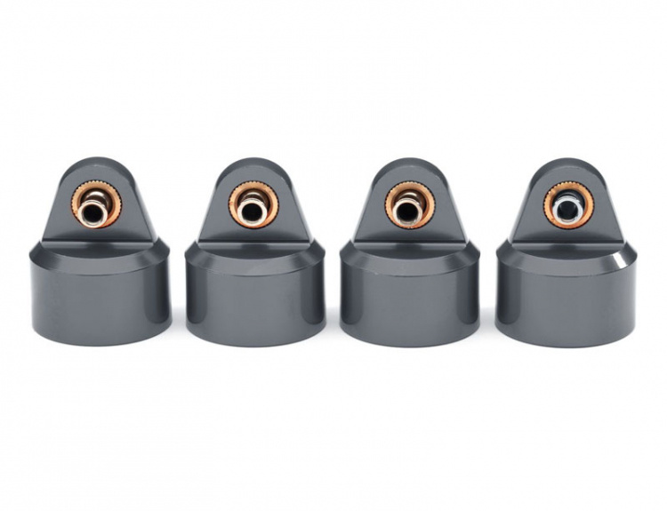 Traxxas Stötdämparlock Alu Grå GT-Maxx (4)