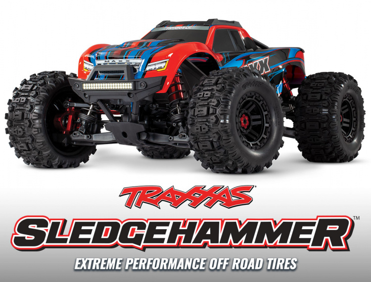Traxxas Däck & Fälg Sledgehammer (17mm) 2,8