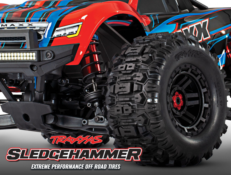 Traxxas Däck & Fälg Sledgehammer (17mm) 2,8