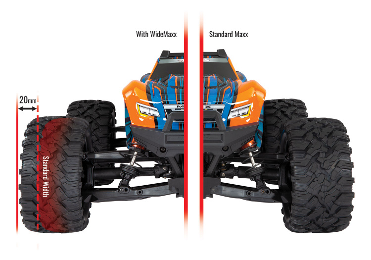 Traxxas Breddningssats (WideMaxx) Grön Maxx