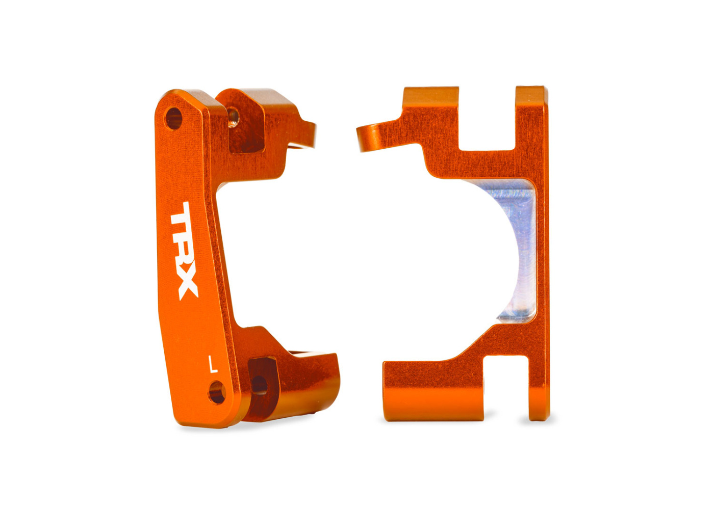 Traxxas Casterblock Alu Orange (Par) Raptor R Ultimate, (Uppgradering #9080)