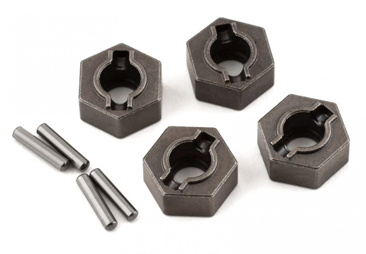 Traxxas Hjulnav 12mm Stål HD (4) (för Uppgradering #9080, 6mm Axel)