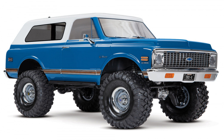 Traxxas Kaross Chevy Blazer '72 Blå/Vit Komplett