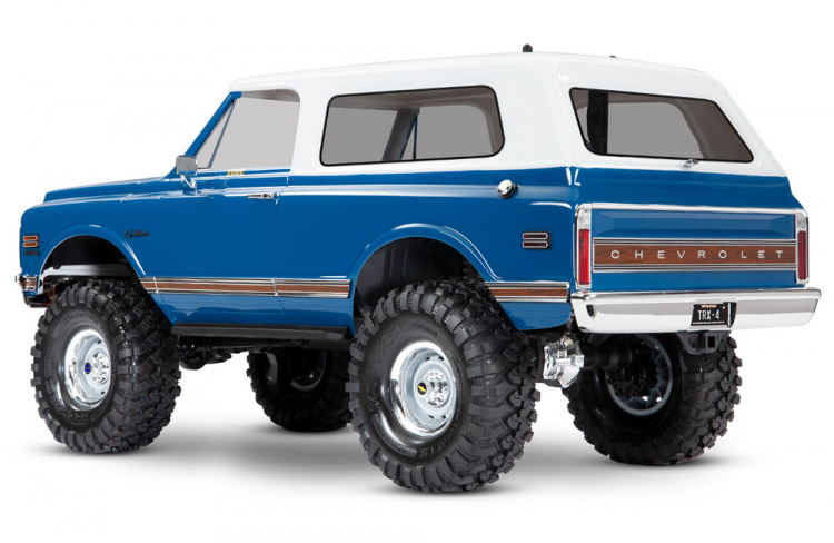 Traxxas Kaross Chevy Blazer '72 Blå/Vit Komplett