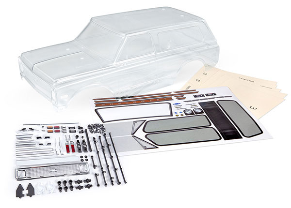 Traxxas Kaross Chevy Blazer ´72 Omålad med Detaljer