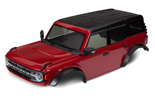 Traxxas Kaross Ford Bronco 2021 Röd Komplett