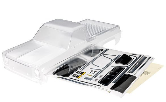Traxxas Kaross Chevrolet K10 (1979) Komplett Omålad