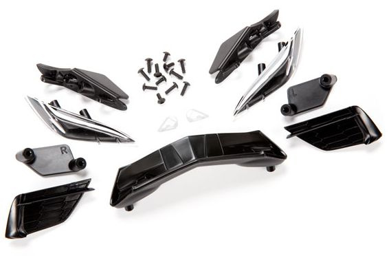 Traxxas Grill & Strålkastare Set Corvette Stingray