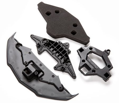 Traxxas Stötfångare Fram med Foam & Karossfäste  4-Tec 3.0