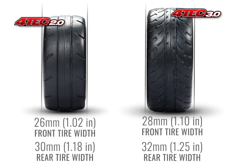 Traxxas Däck & Fälg Response Touring Bak 4-TEC 3.0 (2)