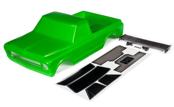 Traxxas Kaross Chevrolet C10 Drag Slash Grön