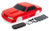 Traxxas Kaross Ford Mustang Drag Slash Röd Traxxas Kaross Ford Mustang Drag Slash Röd