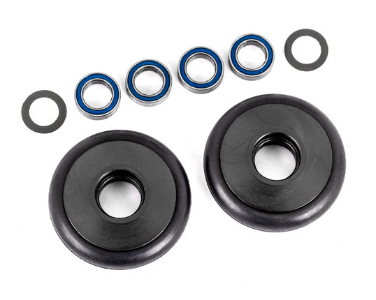 Traxxas Hjul Set Alu Grå Wheelie Bar Drag Slash