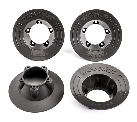 Traxxas Navkapslar Grå (för Hjul #9572) (4)