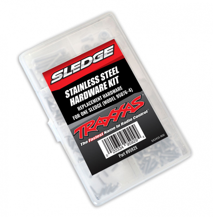 Traxxas Skruvsats Kmpl Rostfritt Sledge