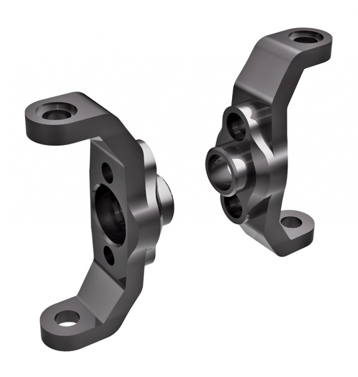 Traxxas Casterblock Alu Grå V+H (2) TRX-4M