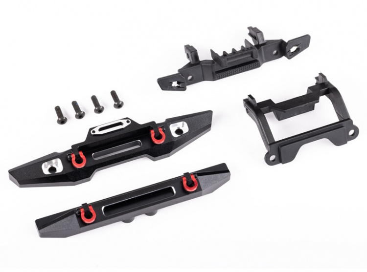 Traxxas Stötfångare Aluminium Fram+Bak Set Land Rover TRX-4M