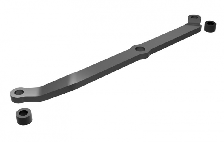 Traxxas Styrlänkage Alu Grå TRX-4M