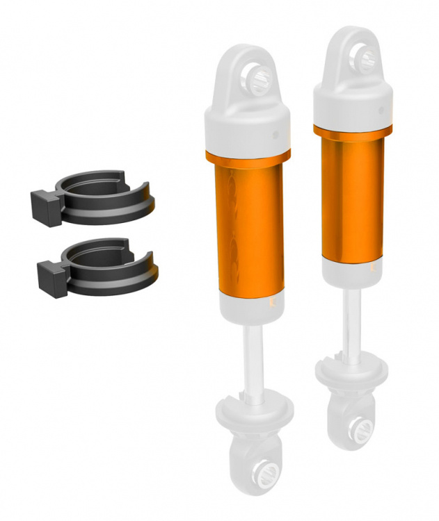 Traxxas Stötdämparhus Alu Orange (2) TRX-4M