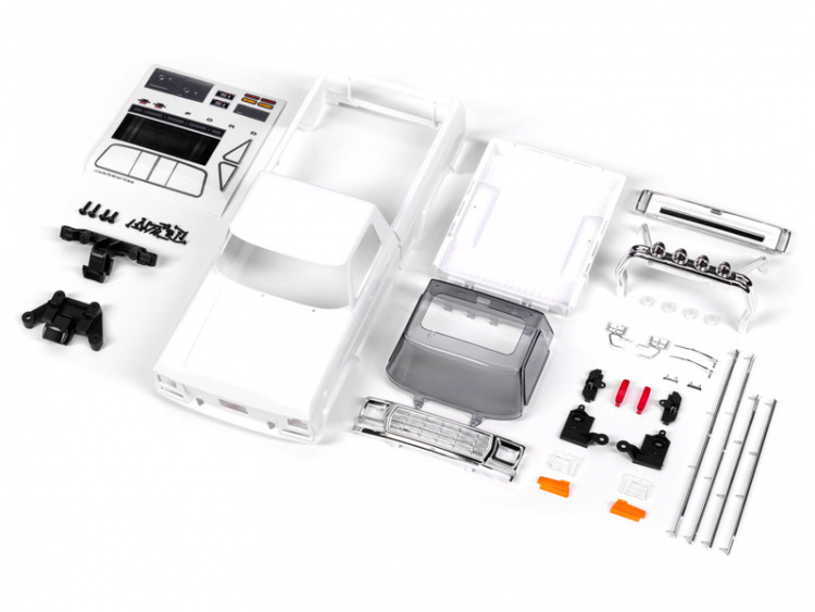 Traxxas Kaross TRX-4M Ford F-150 Komplett Omålad (Clipless)