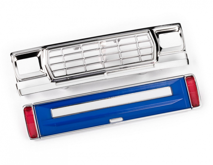 Traxxas Grill, Bakläm Blå med LED-glas Ford F-150 TRX-4M