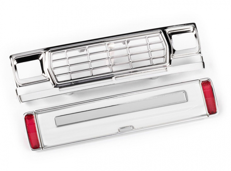 Traxxas Grill, Bakläm Omålad med LED-glas Ford F-150 TRX-4M