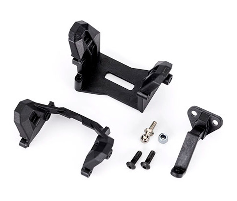 Traxxas Stötdämparfäste F+B, Dragkrok (Förlängd) TRX-4M High Trail