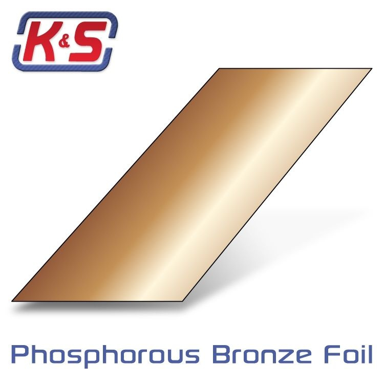 K&S Bronsplåt 150x300x0,2mm (6