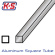 Aluminiumrör Fyrkant 6.35x305mm (1/4'') (.014'') (1) Aluminiumrör Fyrkant 6.35x305mm (1/4'') (.014'') (1)