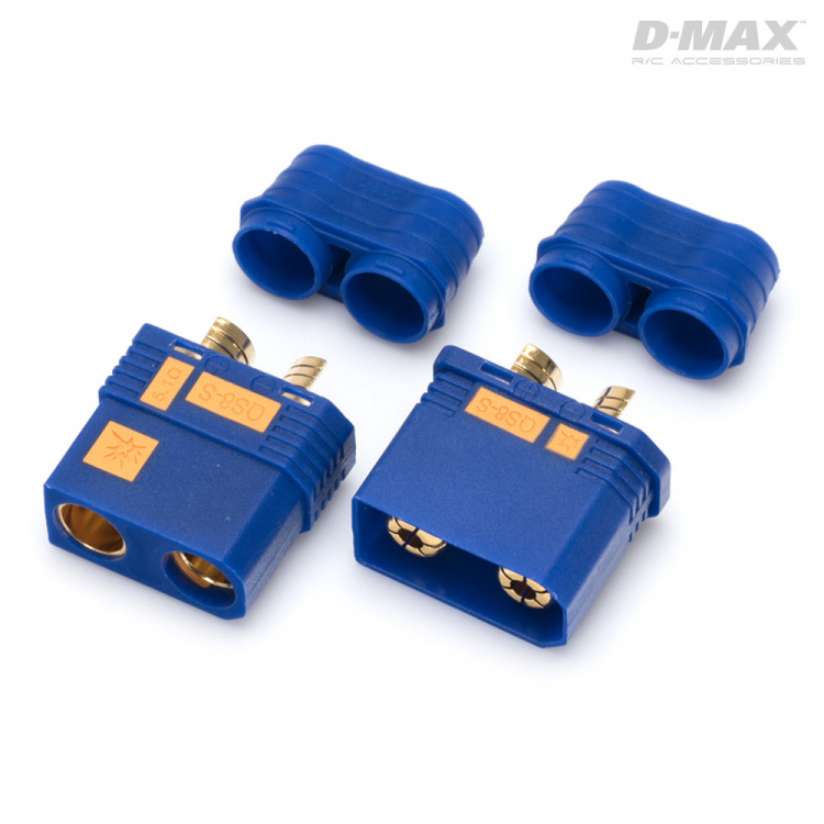 D-MAX Kontakt QS8-S Anti-Spark (8mm) Par