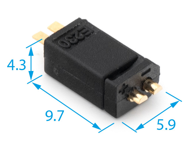 DynoMAX Kontakt E230 Mini 20AWG Kabel 100mm (Par)