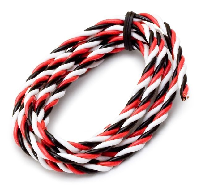Servokabel Tvinnad 22AWG 1m