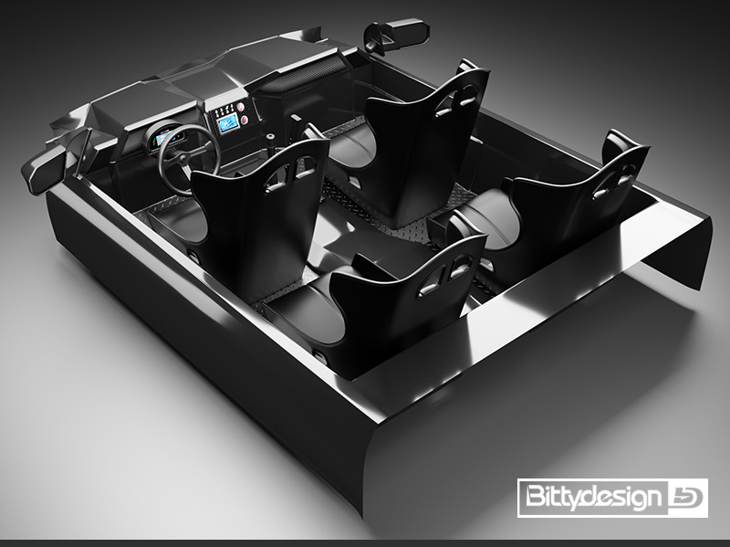 Bittydesign Interiör för RR-Baja/Ultra Kaross (Omålad/Klippt)