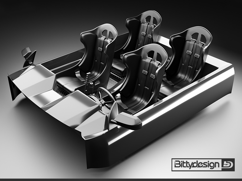 Bittydesign Interiör för RR-Baja/Ultra Kaross (Omålad/Klippt)