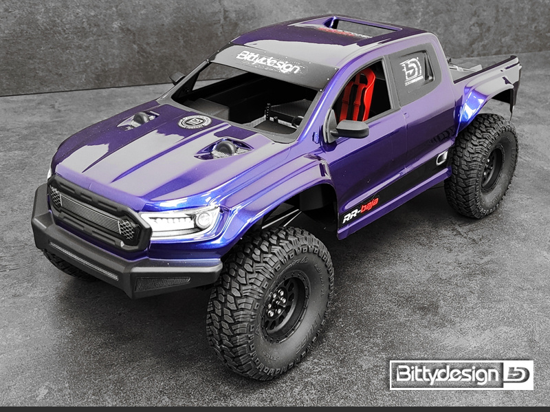 Bittydesign RR-Baja Kaross för 313mm Hjulbas Crawler (Klippt/Omålad)