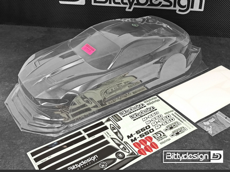Bittydesign M-550 No-Prep Dragracing Kaross 1/10