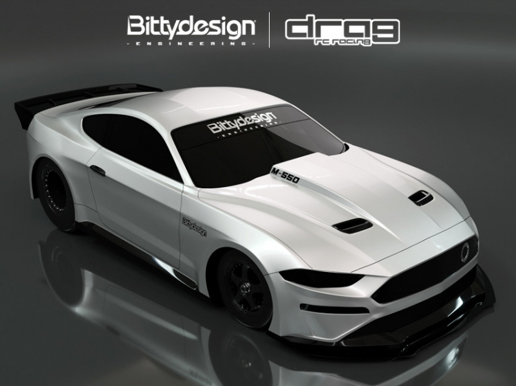 Bittydesign M-550 No-Prep Dragracing Kaross 1/10