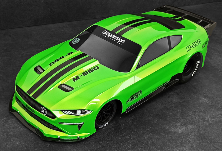 Bittydesign M-550 No-Prep Dragracing Kaross 1/10