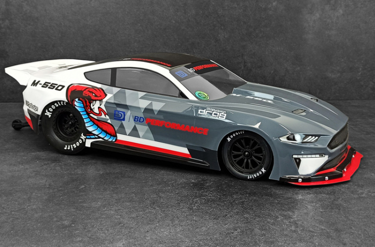 Bittydesign M-550 No-Prep Dragracing Kaross 1/10