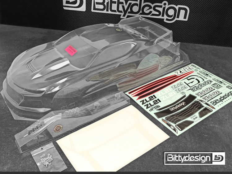 Bittydesign ZL21 No-prep Dragracing Kaross 1/10
