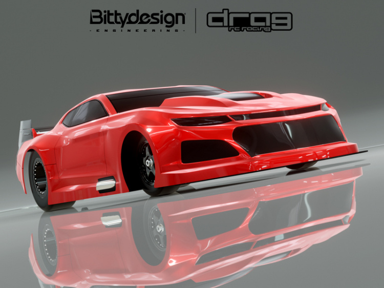 Bittydesign ZL21 No-prep Dragracing Kaross 1/10