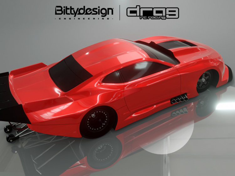 Bittydesign ZL21 No-prep Dragracing Kaross 1/10