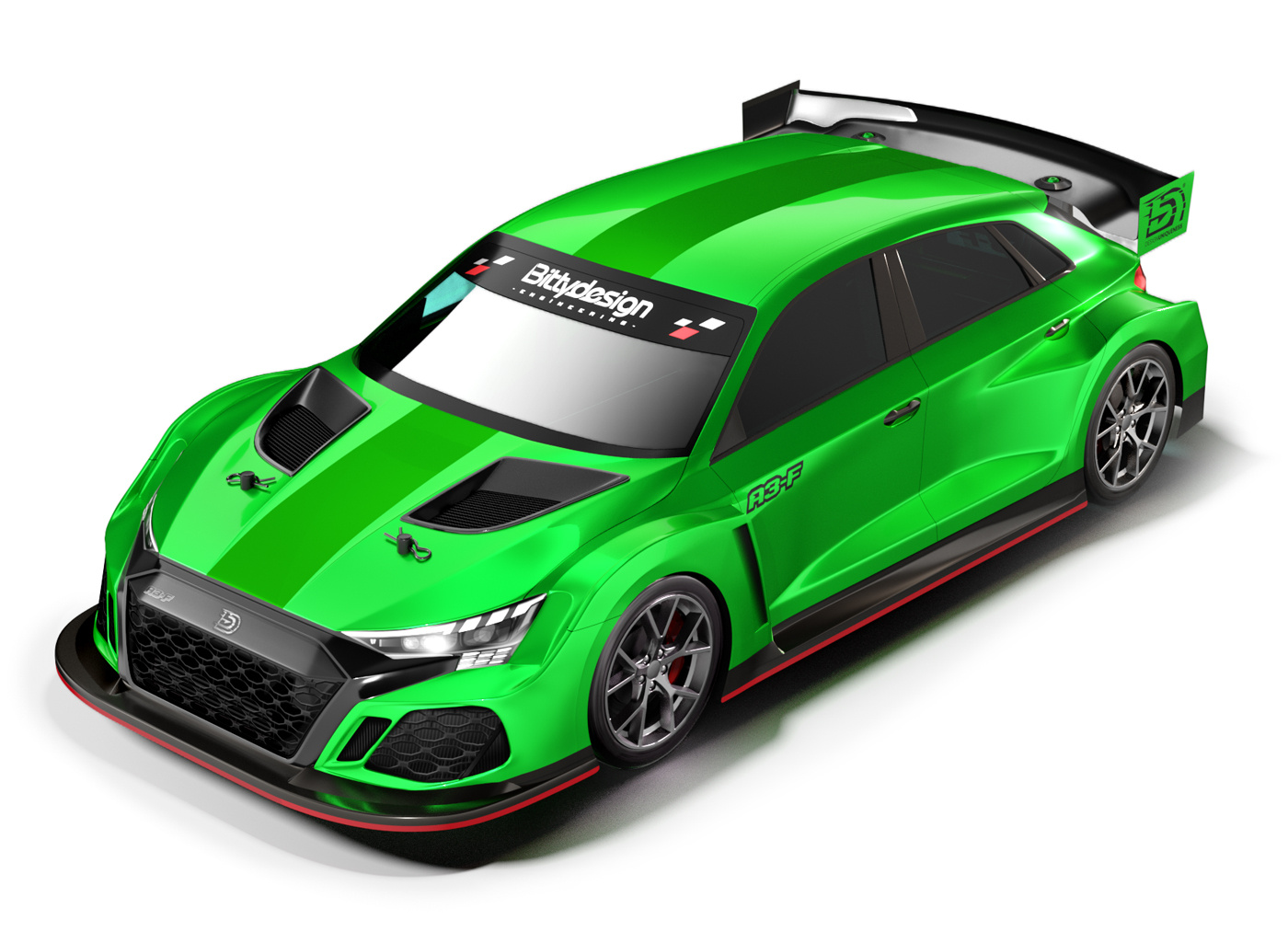 Bittydesign A3-F Kaross FWD 1/10 190mm